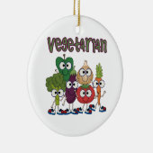 Vegetarier Keramik Ornament (Rechts)