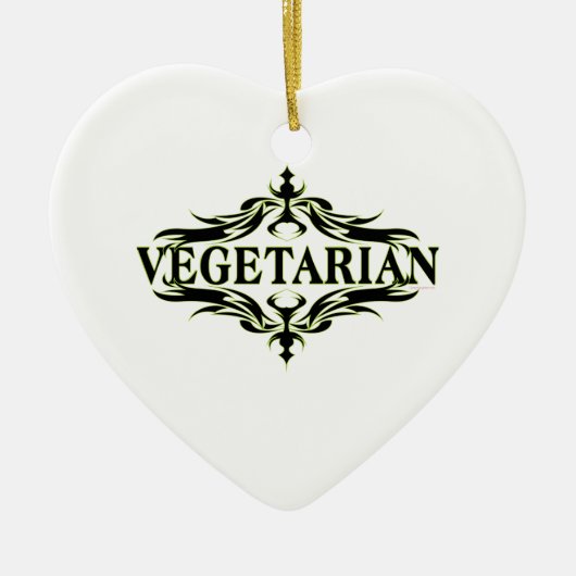 Vegetarier Keramikornament (Vorne)