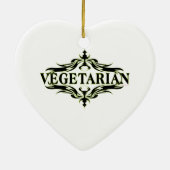 Vegetarier Keramikornament (Hinten)
