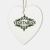 Vegetarier Keramikornament (Links)