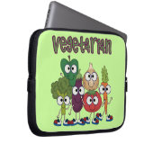 Vegetarier Laptopschutzhülle (Vorne Rechts)