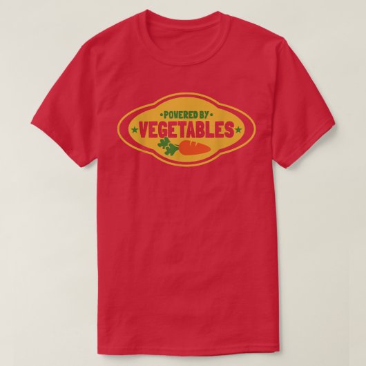 Vegetarier mit Gemüse T-Shirt (Design vorne)
