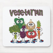 Vegetarier Mousepad (Vorne)