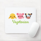 Vegetarier Mousepad (Mit Mouse)