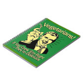 Vegetarier Notizblock (Linke Seite)