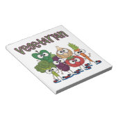 Vegetarier Notizblock (angewinkelt)