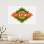 Vegetarier Poster (Küche)