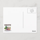 Vegetarier Postkarte (Rückseite)