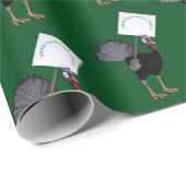 Vegetarier Regel! Geschenkpapier (Rolleneckpunkt)
