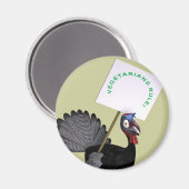 Vegetarier Regel! Magnet (Vorderseite/Rückseite)
