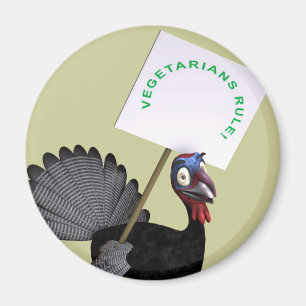 Vegetarier Regel! Magnet