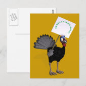 Vegetarier Regel! Postkarte (Vorne/Hinten)