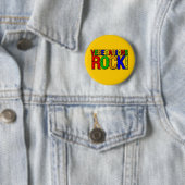 Vegetarier ROCK Button (Beispiel)