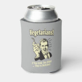 Vegetarier: Sie sind köstlich Dosenkühler (Kanne Rückseite)