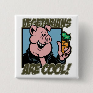 Vegetarier sind cool button