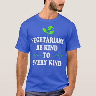 Vegetarier sind nett zu jeder Art Herzschlag mit T-Shirt