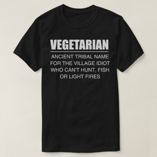 Vegetarier T-Shirt (Design vorne)