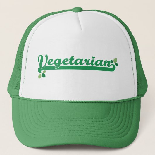 Vegetarier Truckerkappe (Vorderseite)