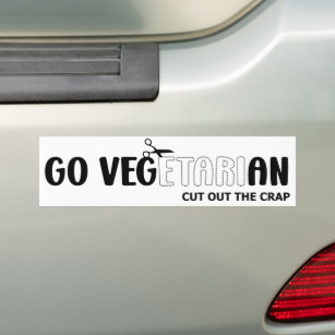 Vegetarier, Veganer Aktivismus, Autoaufkleber