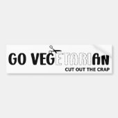 Vegetarier, Veganer Aktivismus, Autoaufkleber (Vorne)