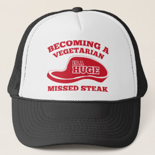 Vegetarier zu werden ist ein riesiger fehlender St Truckerkappe