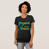 Vegetarische FriedensLiebeVeggies T-Shirt (Vorne ganz)