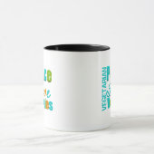 Vegetarische FriedensLiebeVeggies Tasse (Zentrum)