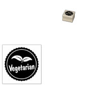 Vegetarische Kennzeichnung für Lebensmittelherstel Gummistempel (Stempel)