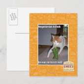 Vegetarische Küche Postkarte (Vorne/Hinten)