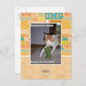 Vegetarische Küche Postkarte (Vorne/Hinten)