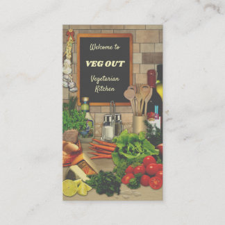 Vegetarische Küche Visitenkarte
