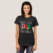 Vegetarische Liebe T-Shirt (Vorne ganz)