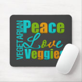 Vegetarische Liebe Veggies Mousepad (Mit Mouse)