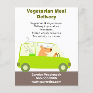 Vegetarische Mahlzeiten Flyer