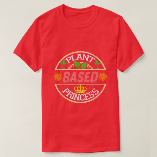 Vegetarische Pflanze T-Shirt (Design vorne)