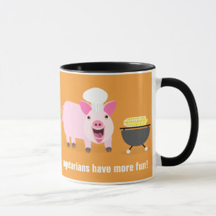 Vegetarische Schwein-Tasse Tasse