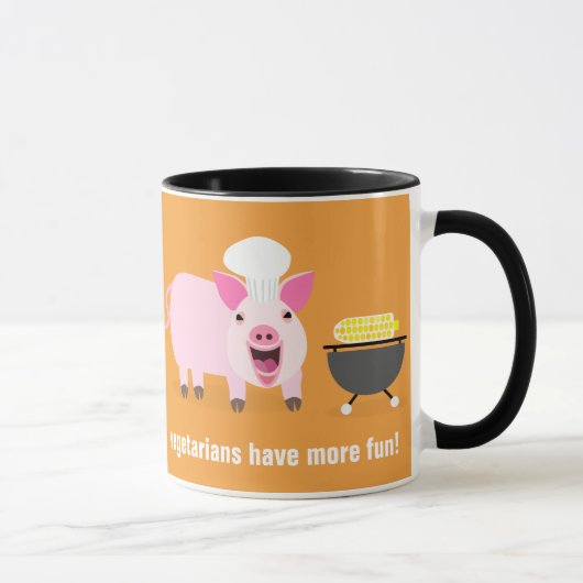 Vegetarische Schwein-Tasse Tasse (Rechts)