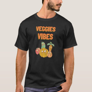 Vegetarische Vegan Vegetarier Vegan Veggie Vibes T-Shirt