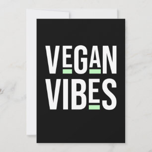 Vegetarische Vegane Vibes Einladung