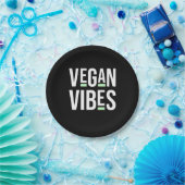 Vegetarische Vegane Vibes Pappteller (Party)