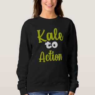 Vegetarische Veggie Pub Kale zum Handeln Veganer S Sweatshirt