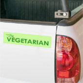 Vegetarischer Autoaufkleber (Auf Lkw)