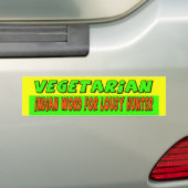 Vegetarischer Autoaufkleber (Auf Auto)