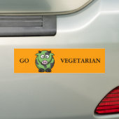Vegetarischer Autoaufkleber (Auf Auto)