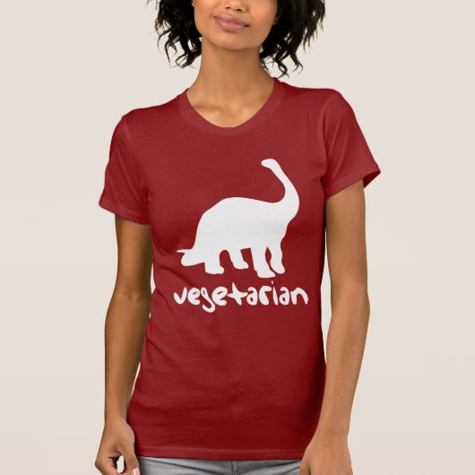 Vegetarischer Dinosaurier T-Shirt (Vorderseite)