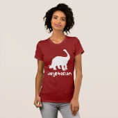 Vegetarischer Dinosaurier T-Shirt (Vorne ganz)