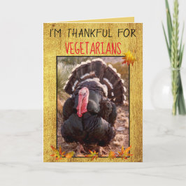 Vegetarischer Erntedank Türkei Foto Herbstlaube Karte