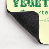 Vegetarischer Geschmack Mousepad (Ecke)