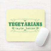 Vegetarischer Geschmack Mousepad (Mit Mouse)