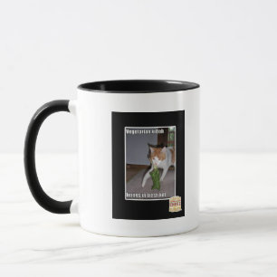 Vegetarischer Kitteh Tasse